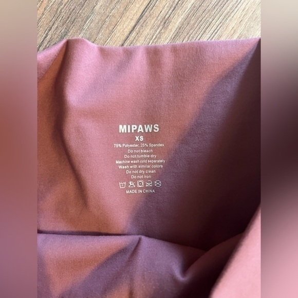 NWT - Mipaws High Waist Yoga Pants 7/8 Length Tummy Control Sz XS - Picture 6 of 8